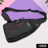 Waterproof Anti Theft Cross-body Fanny Pack Waist Bag Shoulder Bags Chest Men Casual Fashion Usb Charging Earphone Hook Sling Travel Bag (1 Pc)
